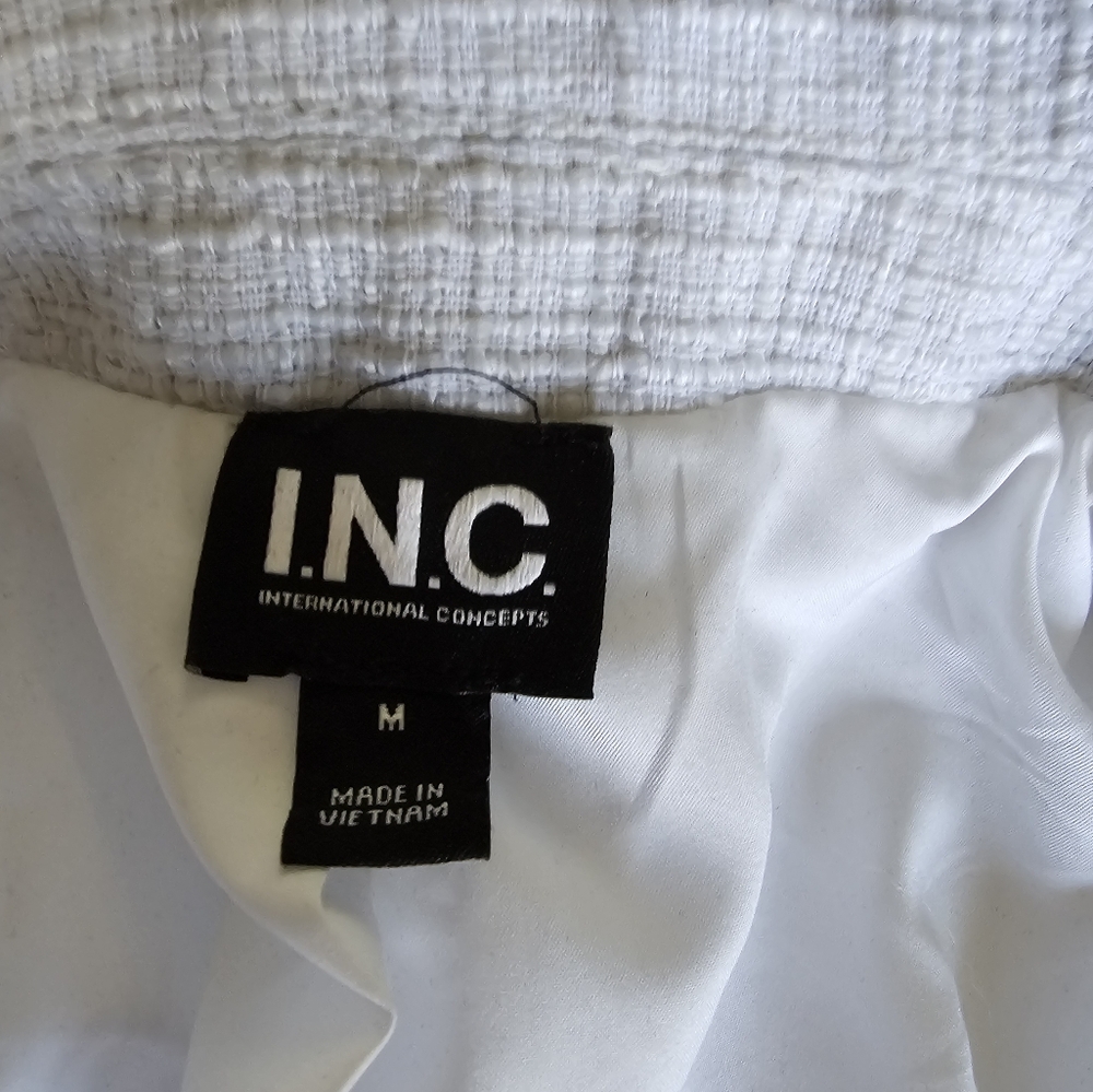 White I.N.C. tweed blazer - Picture 2 of 3